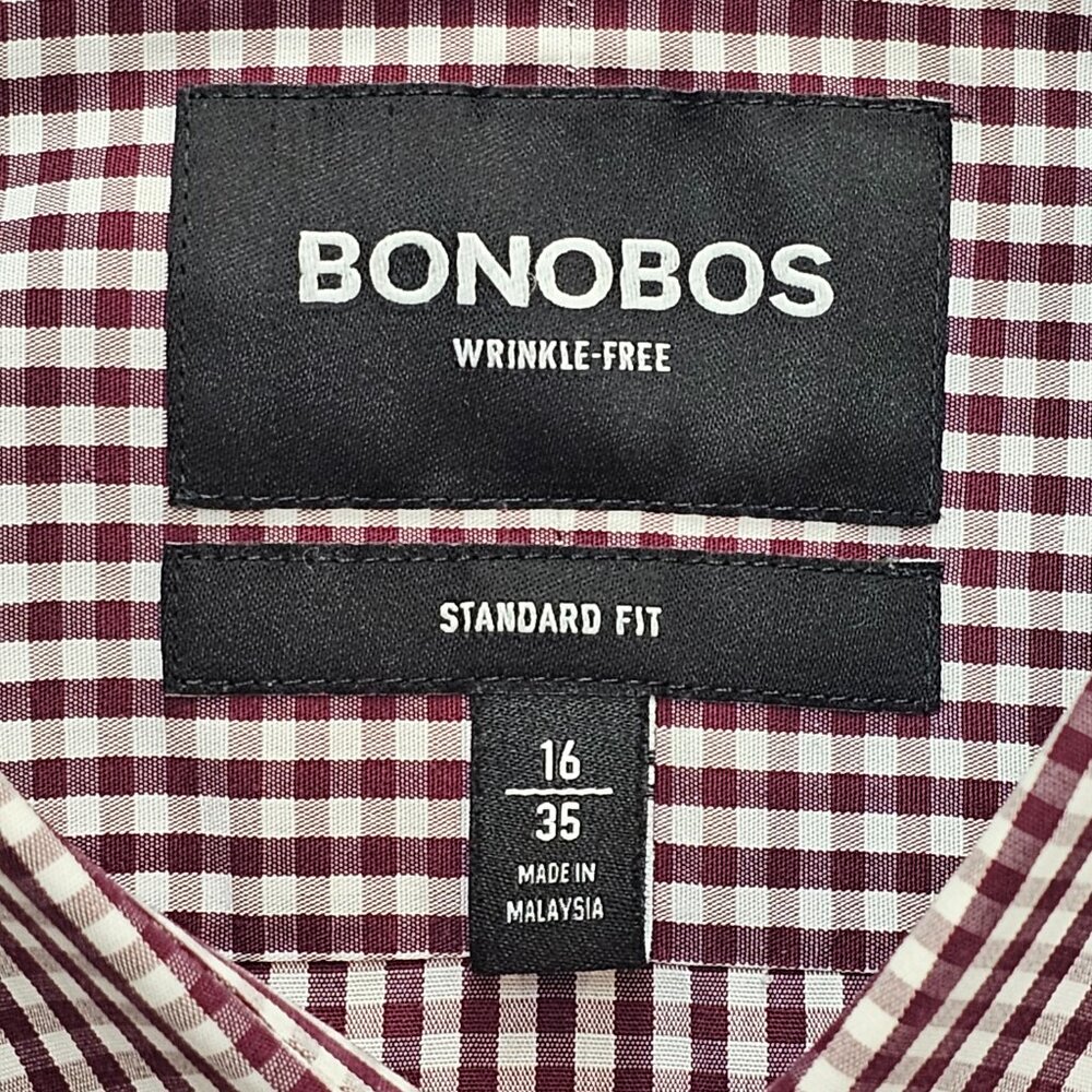 Bonobos Standard Fit Wrinkle Free Button Down 16 - Picture 4 of 7